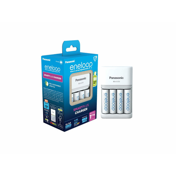 Batterieladegerät Panasonic K-KJ55MCD40E Batterien x 4