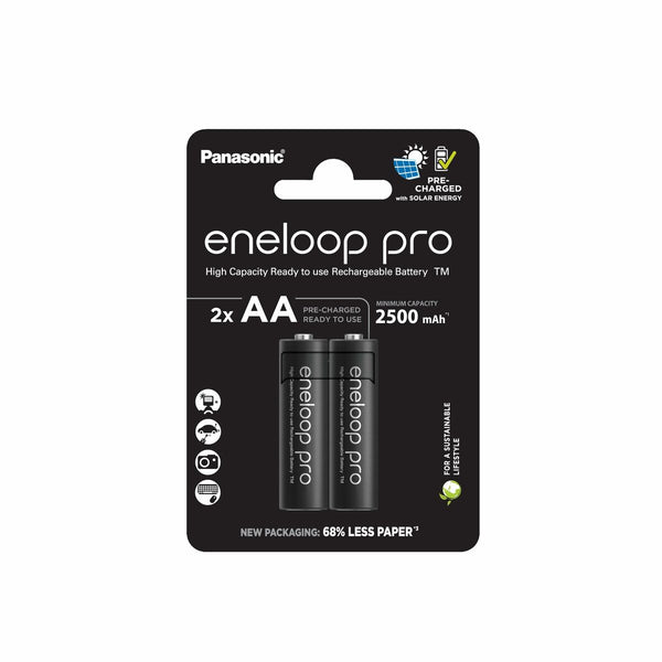 Akkus Panasonic BK-3HCDE/2CP 2500 mAh 1,2 V