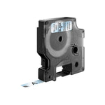 Laminiertes Klebeband zur Kennzeichnung von Maschinen Dymo D1 40910 9 mm LabelManager™ Durchsichtig Schwarz (5 Stück)
