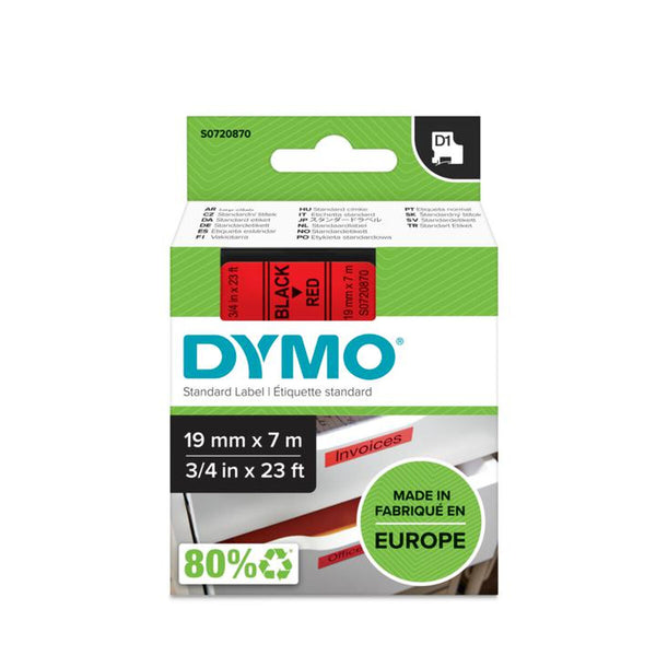 Drucker-Etiketten Dymo S0720870 Rot 7 m