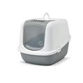 Katzentoilette Savic Nestor Jumbo Weiß Beige Kunststoff