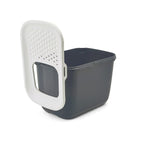 Katzentoilette Vadigran Weiß Anthrazit Kunststoff