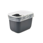 Katzentoilette Vadigran Weiß Anthrazit Kunststoff