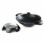 Wok Pfanne DOMO DO-8708W 2000 W 5 L Schwarz