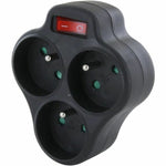 Steckdosenleiste mit 3 Steckdosen mit Schalter Chacon Dominó 3x16A