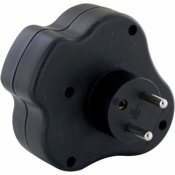 Steckdosenleiste mit 3 Steckdosen mit Schalter Chacon Dominó 3x16A