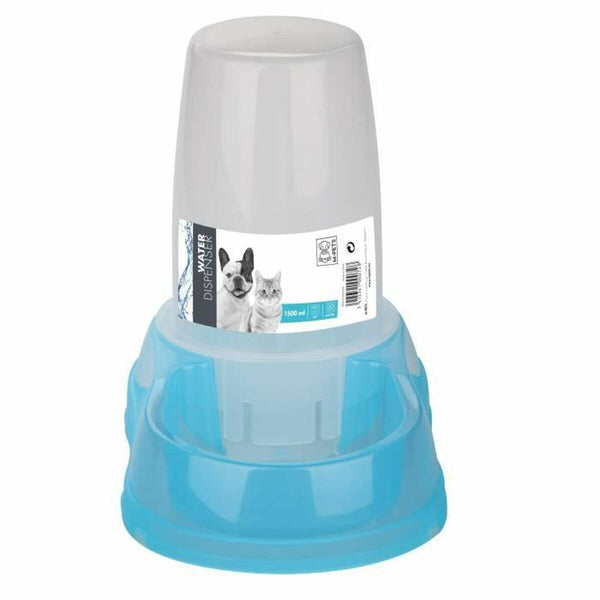 Wasserspender MPETS Blau Schwarz Kunststoff 1,5 L