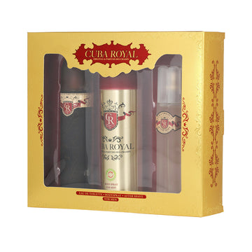 Set mit Herrenparfüm Cuba Royal EDT 3 Stücke