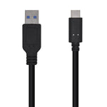 USB A zu USB-C-Kabel Aisens A107-0450 Schwarz 1,5 m