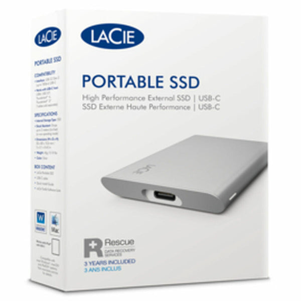 Externe Festplatte LaCie STKS500400 2,5" 500 GB SSD Grau