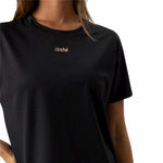 Damen Kurzarm-T-Shirt Ditchil Aria Schwarz