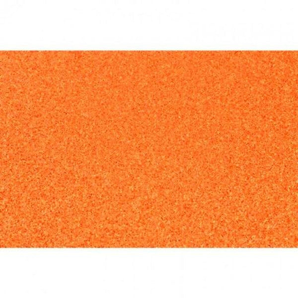 Moosgummi Fama Orange 50 x 70 cm Glitzernd