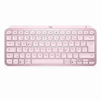 Tastatur Logitech 920-010500 Rosa Schwarzweiß QWERTY