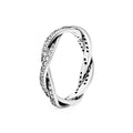 Damenring Pandora SPARKLING TWISTED LINES - RING - SIZE 58