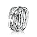 Damenring Pandora SPARKLING & POLISHED LINES - RING - SIZE 52