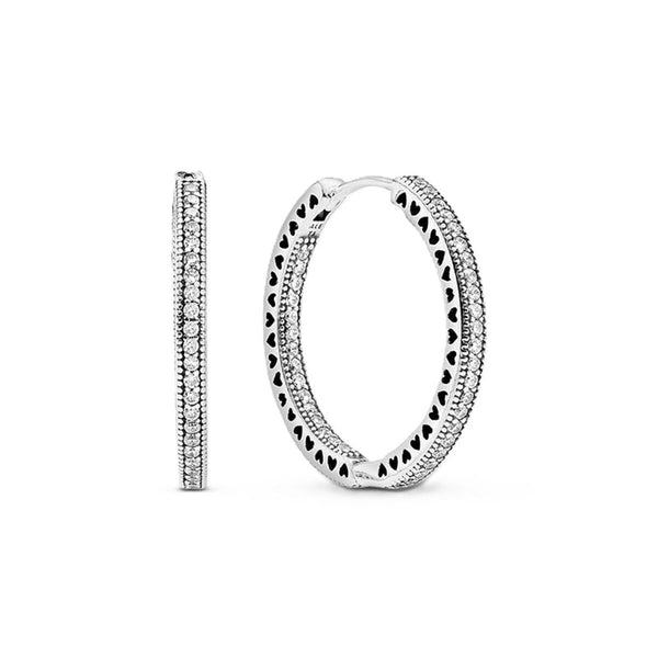 Damenohrringe Pandora HOOP SILVER Sterlingsilber 925