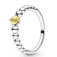 Damenring Pandora YELLOW STONE - RING - SIZE 50