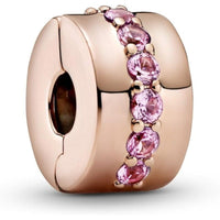 Charms für Damen Pandora PINK SPARKLING ROW