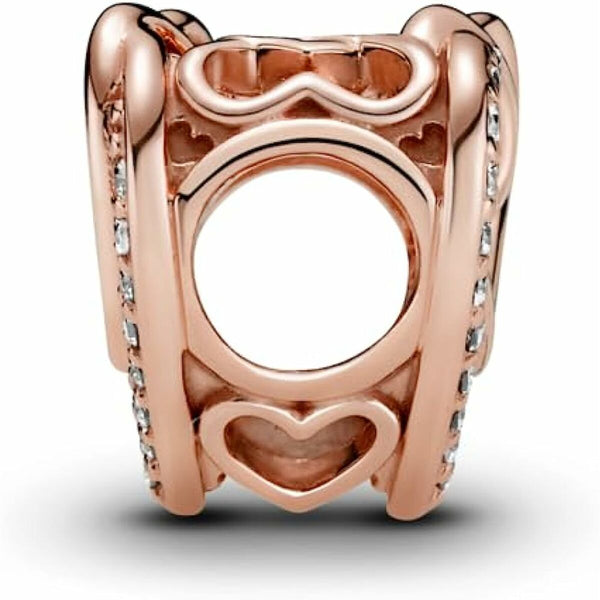 Charms für Damen Pandora SPARKLING ENTWINED HEARTS