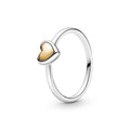 Damenring Pandora GOLDEN HEART - RING - SIZE 52