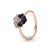 Damenring Pandora DEEP PURPLE PANSY FLOWER - RING - SIZE 52