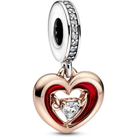 Charms für Damen Pandora TWO-TONE RADIANT HEART