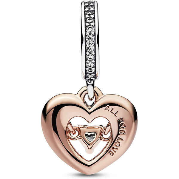 Charms für Damen Pandora TWO-TONE RADIANT HEART