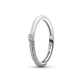 Damenring Pandora PAVE & WHITE DUAL - RING - SIZE 56