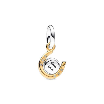 Charms für Damen Pandora SPINNING DISC HORSESHOE DANGLE