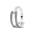 Damenring Pandora SIGNATURE LOGO & PAVE DOUBLE BAND - RING - SIZE 54