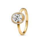 Damenring Pandora 163802C01-50 10 Gold