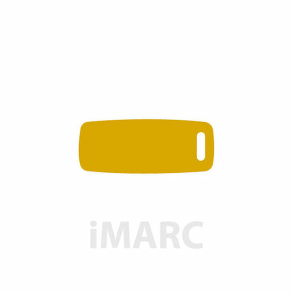 Identifikationsschild für Halsband Imarc Baggage Gelb Gold