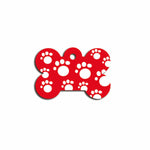 Identifikationsschild für Halsband Imarc Bone Rot