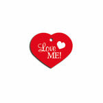 Identifikationsschild für Halsband Imarc Heart Rot