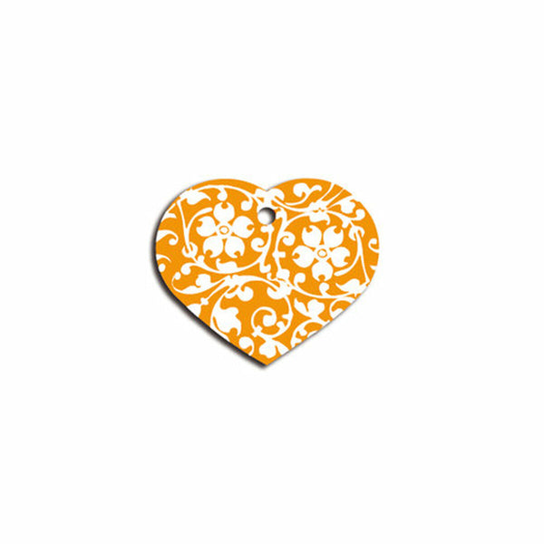Identifikationsschild für Halsband Imarc Heart Gelb Orange