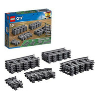 Konstruktionsspiel City Tracks and Curves Lego 60205         Grau