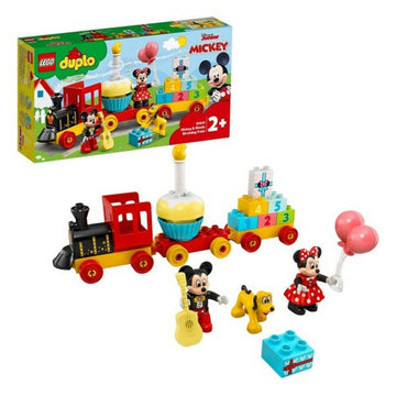 Konstruktionsspiel Duplo Mickey and Minnie Birthday Train Lego Tren de Cumpleaños de Mickey y Minnie Bunt 22 Stücke