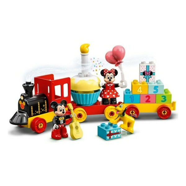 Konstruktionsspiel Duplo Mickey and Minnie Birthday Train Lego Tren de Cumpleaños de Mickey y Minnie Bunt 22 Stücke