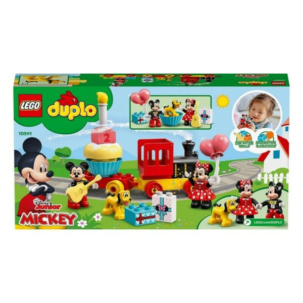 Konstruktionsspiel Duplo Mickey and Minnie Birthday Train Lego Tren de Cumpleaños de Mickey y Minnie Bunt 22 Stücke