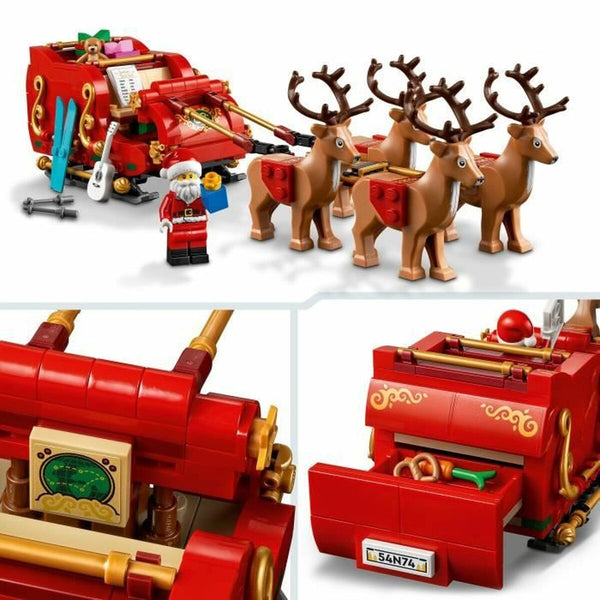 Konstruktionsspiel Lego El trineo de Papá Noel Bunt