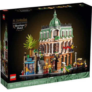 Konstruktionsspiel Lego Icons 10297 Boutique Hotel Schwarz 3066 Stücke