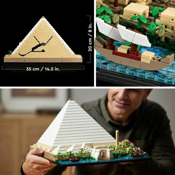 Playset   Lego 21058 Architecture The Great Pyramid of Giza         1476 Stücke