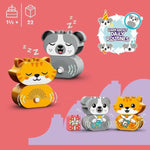 Konstruktionsspiel Lego Mi primer perrito y gatito con sonidos Bunt 22 Stücke