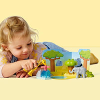 Playset Lego DUPLO African Wild Animals, 10 Stücke