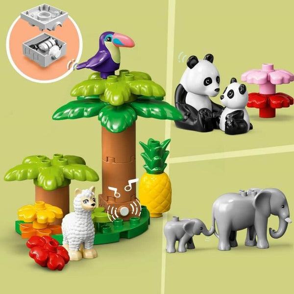 Playset Lego 10975 DUPLO Wild Animals of the World (142 Stücke)