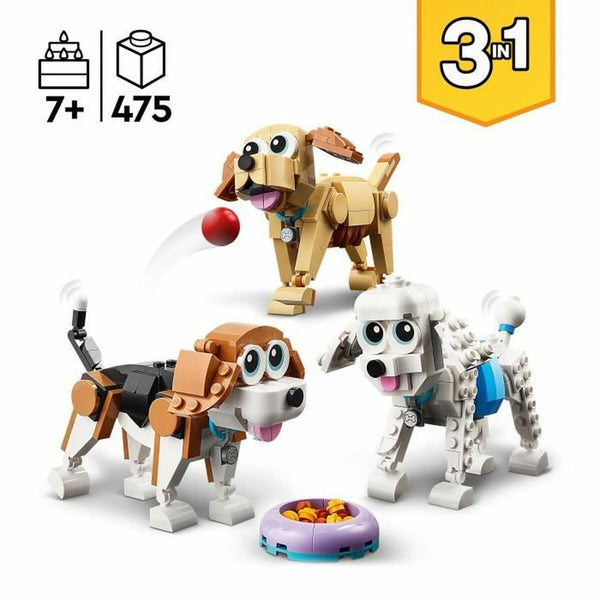 Konstruktionsspiel Lego 31137 PERROS ADORABLES 3 in 1