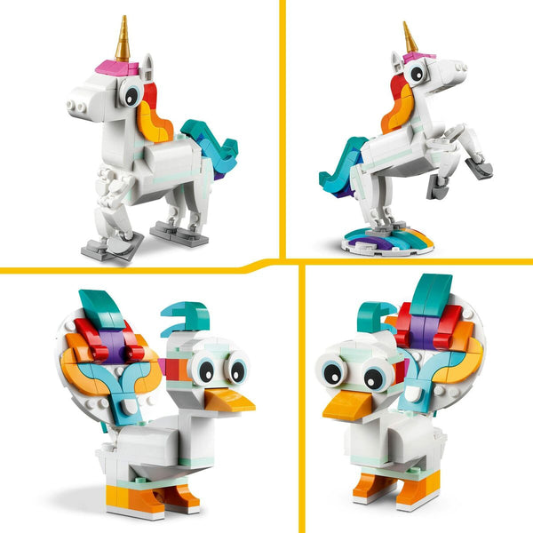 Konstruktionsspiel Lego Creator Magic Unicorn 31140 3 in 1 145 Stücke