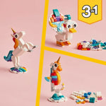 Konstruktionsspiel Lego  Creator 3-in-1 31140 The magic unicorn