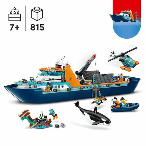 Konstruktionsspiel Lego 60368 The Arctic Exploration Ship Bunt 815 Stücke