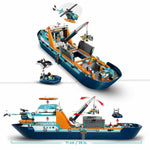 Konstruktionsspiel Lego 60368 The Arctic Exploration Ship Bunt 815 Stücke